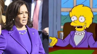 "Los Simpson" predijeron vestimenta de Kamala Harris