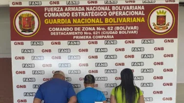 GNB captura a tres personas con 1.312 blíster de medicamentos