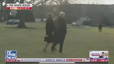 Trump abandona la Casa Blanca horas antes de posesión de Biden Trump abandona la Casa Blanca horas antes de posesión de Biden