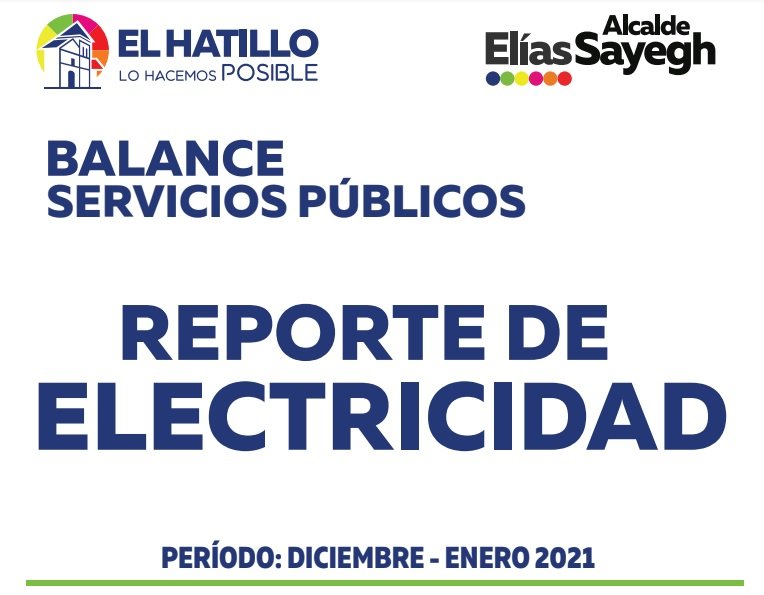 Servicio eléctrico en El Hatillo empeoró en enero tras 22 apagones en diciembre de 2020 Servicio eléctrico en El Hatillo empeoró en enero tras 22 apagones en diciembre de 2020
