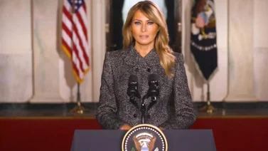Melania Trump se despide de su papel como primera dama de EEUU
