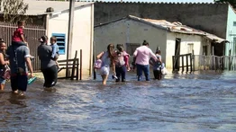 5.000 familias abandonan sus hogares tras lluvias en norte de Paraguay