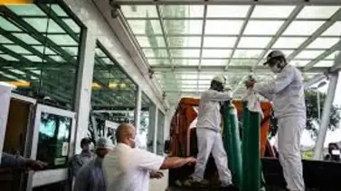 Venezuela envía a Brasil cilindros de oxígeno para el colapso hospitalario Venezuela envía a Brasil cilindros de oxígeno para el colapso hospitalario