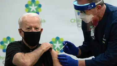 Joe Biden recibe segunda dosis de la vacuna contra el COVID Joe Biden recibe segunda dosis de la vacuna contra el COVID