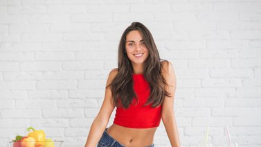 Una buena alimentación mantiene su figura