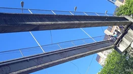 Derrumbe de pasarela de San Agustín deja a 1 muerto y 3 heridos