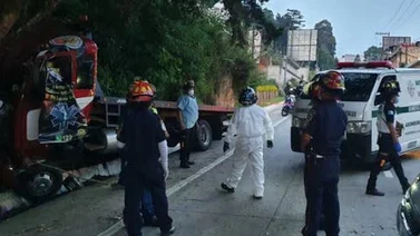 10 personas mueren en el oeste de Guatemala en accidente de tránsito