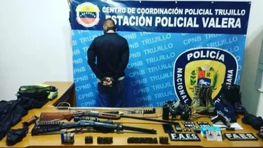PNB detuvo a funcionario de las Faes con armamento en Trujillo