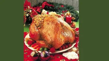 Pavo relleno para celebrar (+ pasos)