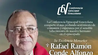 Mons. Rafael Conde, Obispo Emérito de Maracay falleció a la edad de 77 años Mons. Rafael Conde, Obispo Emérito de Maracay falleció a la edad de 77 años