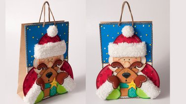 Aprenda a decorar las bolsas de regalo con foami