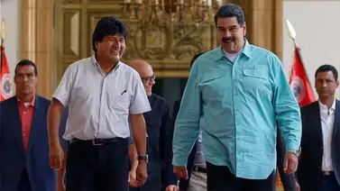 Evo Morales fue recibido en Miraflores y será observador de los comicios 6-D Evo Morales fue recibido en Miraflores y será observador de los comicios 6-D