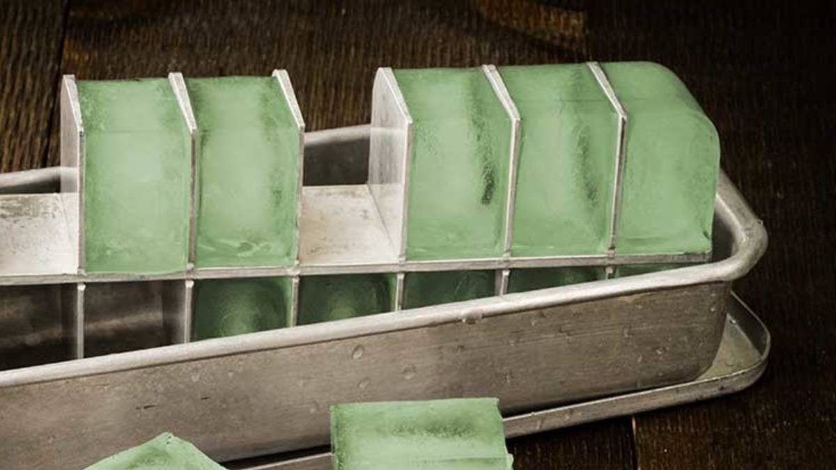 Cubos de sábila para cuidar la piel del rostro