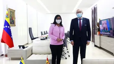 Nuevo Encargado de Negocios español sostuvo reunión con Delcy Rodríguez Nuevo Encargado de Negocios español sostuvo reunión con Delcy Rodríguez