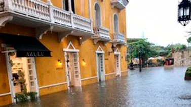 Tormenta Iiota inunda 70 % de la ciudad de Cartagena de Indias