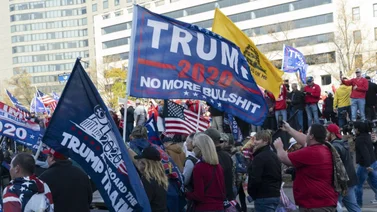 Simpatizantes de Donald Trump marchan en Washington