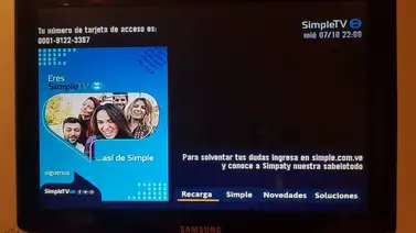 Simple TV extiende señal gratis hasta el 15 de diciembre Simple TV extiende señal gratis hasta el 15 de diciembre
