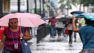 Inameh reporta lluvias intensas para este lunes