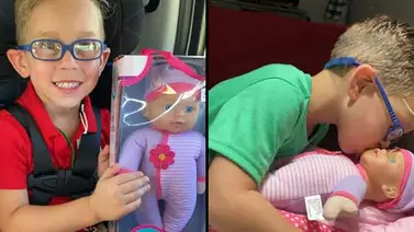 Un niño pide de regalo una muñeca para ser un gran padre Un niño pide de regalo una muñeca para ser un gran padre
