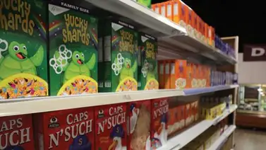 Un supermercado de Times Square vende "plástico para comer" Un supermercado de Times Square vende "plástico para comer"