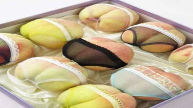 Duraznos con ropa interior es la nueva tendencia para regalos (+Fotos)