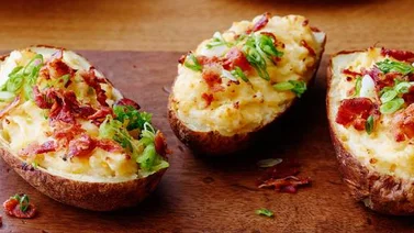 Conchas de papas rellenas