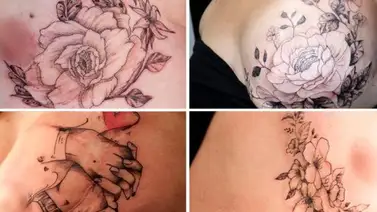 Madre e hijo regalan tatuajes a sobrevivientes de cáncer de mama Madre e hijo regalan tatuajes a sobrevivientes de cáncer de mama