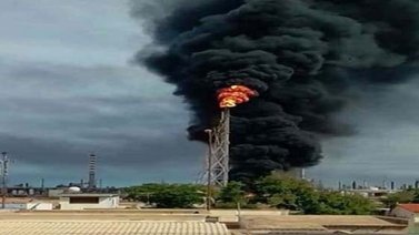 Incendio en la refinería El Cardón pone en riesgo producción de combustible