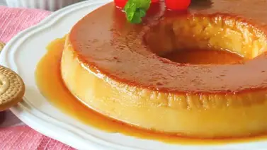 Flan de galletas tipo María Flan de galletas tipo María