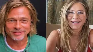 Jennifer Aniston y Brad Pitt "se reencuentran" y enamoran a las redes Jennifer Aniston y Brad Pitt "se reencuentran" y enamoran a las redes