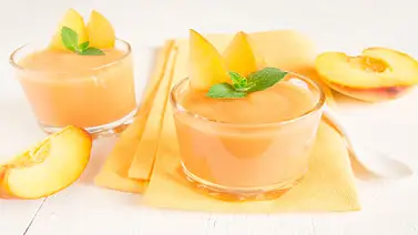 Frappé de melocotón Frappé de melocotón