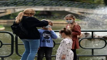 Escuela de Nueva York ensaya clases al aire libre para los más pequeños