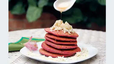 Panquecas de remolacha Panquecas de remolacha