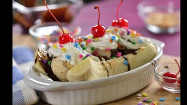 Banana split: un postre americano de fama