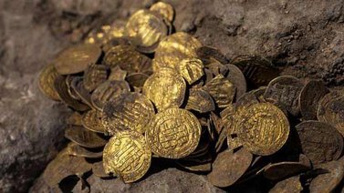 Desentierran tesoro de monedas de oro de hace 1.000 años en Israel