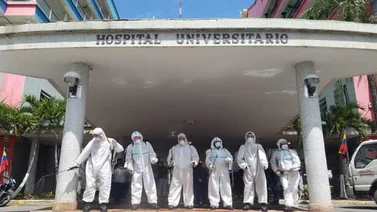 Realizan jornada de desinfección en Hospital Clínico Universitario de la UCV
