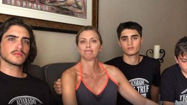 Emma Rabbe y sus hijos recordarán a Daniel Alvarado de la mejor manera (+Video)