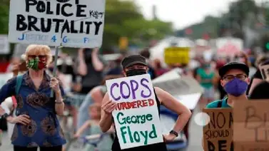 Protestas contra la violencia policial dejan siete heridos en EEUU Protestas contra la violencia policial dejan siete heridos en EEUU