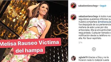 Melissa Rauseo fue víctima del hampa
