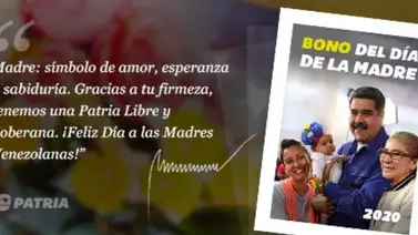 Comienza la asignación del "Bono día de las madres" por 450 mil bolívares Comienza la asignación del "Bono día de las madres" por 450 mil bolívares