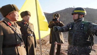 Puesto militar fronterizo de Corea del Sur recibe disparos desde el Norte