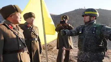 Puesto militar fronterizo de Corea del Sur recibe disparos desde el Norte Puesto militar fronterizo de Corea del Sur recibe disparos desde el Norte