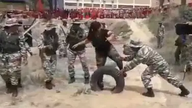 Vea como esta miliciana desarrolló la rutina en los ejercicios militares (+Video) Vea como esta miliciana desarrolló la rutina en los ejercicios militares (+Video)