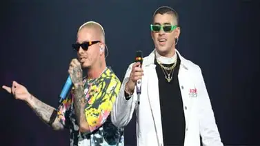 Bad Bunny y J Balvin fueron la gran sorpresa en el Super Bowl 2020 Bad Bunny y J Balvin fueron la gran sorpresa en el Super Bowl 2020