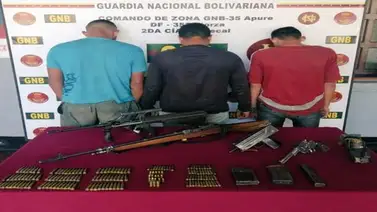 Desmantelan grupo dedicado a la delincuencia organizada en Apure Desmantelan grupo dedicado a la delincuencia organizada en Apure