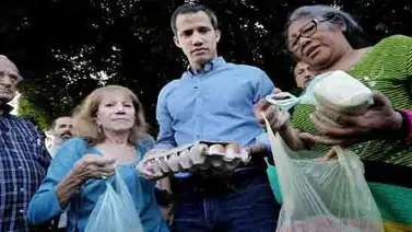 Guaidó desde La Urbina: "Venezuela alza la voz para recuperar su dignidad" Guaidó desde La Urbina: "Venezuela alza la voz para recuperar su dignidad"