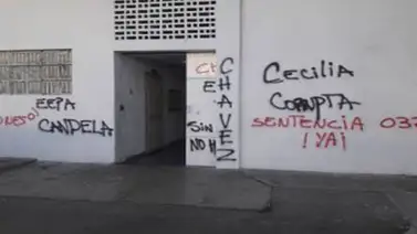 Fachadas de dos Escuelas de la UCV fueron vandalizadas (+Fotos) Fachadas de dos Escuelas de la UCV fueron vandalizadas (+Fotos)