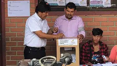 Inicia la jornada electoral para elegir presidente y renovar Parlamento en Bolivia Inicia la jornada electoral para elegir presidente y renovar Parlamento en Bolivia
