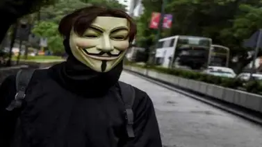 Acusados por primera vez dos hongkoneses por llevar máscara en protestas Acusados por primera vez dos hongkoneses por llevar máscara en protestas