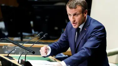 Macron a Trump: "No podemos replegarnos en el nacionalismo" Macron a Trump: "No podemos replegarnos en el nacionalismo"